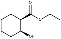 (1R,2S)-顺式-2-羟基环己烷甲酸乙酯 结构式