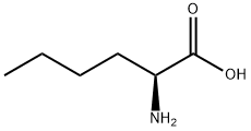 DL-正亮氨酸 结构式