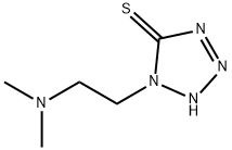 1-(2-二甲基氨基乙基)-1H-5-巯基-四氮唑 结构式