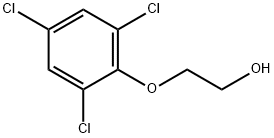 2-(2,4,6-三氯苯氧基)乙醇 结构式