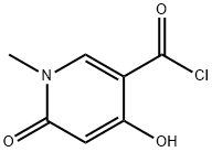3-Pyridinecarbonyl chloride, 1,6-dihydro-4-hydroxy-1-methyl-6-oxo- (9CI) 结构式