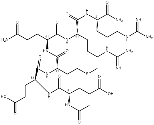 乙酰基六肽-8 结构式