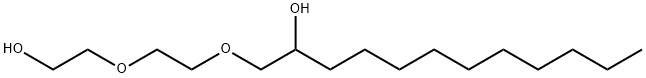 1-[2-(2-hydroxyethoxy)ethoxy]dodecan-2-ol 结构式