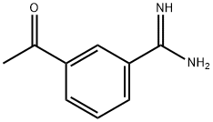 Benzenecarboximidamide, 3-acetyl- (9CI) 结构式