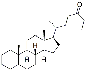 27-nor-3,7,12-trihydrocoprostan-24-one 结构式
