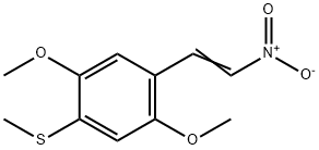 2,5-DIMETHOXY-4-METHYLTHIO-BETA-NITROSTYRENE 结构式