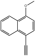 1-乙炔基-4-甲氧基萘 结构式