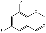 3,5-二溴-2-甲氧基苯甲醛 结构式