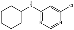 4-氯-6-环己基氨基嘧啶 结构式