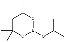 2-异丙氧基-4,4,6-三甲基-1,3,2-二羟硼 结构式