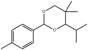 5,5-dimethyl-2-(4-methylphenyl)-4-propan-2-yl-1,3-dioxane 结构式