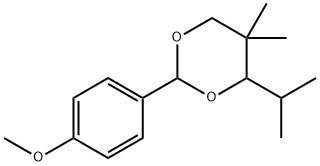 4-isopropyl-2-(4-methoxyphenyl)-5,5-dimethyl-1,3-dioxane 结构式