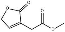 3-Furanacetic acid, 2,5-dihydro-2-oxo-, methyl ester (9CI) 结构式