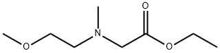 N-(2-甲氧基乙基)-N-甲基甘氨酸乙酯 结构式
