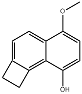 Cyclobuta[a]naphthalen-8-ol, 1,2-dihydro-5-methoxy- (9CI) 结构式