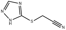 Acetonitrile, (1H-1,2,4-triazol-3-ylthio)- (9CI) 结构式