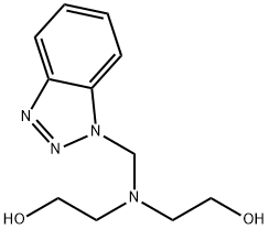 2,2'-[(1H-benzotriazol-1-ylmethyl)imino]bisethanol 结构式