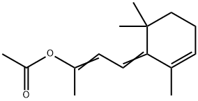 4-(2,6,6-Trimethyl-2-cyclohexen-1-ylidene)-2-acetoxybut-2-ene 结构式