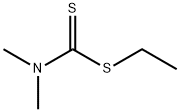 Dimethyldithiocarbamic acid ethyl ester 结构式
