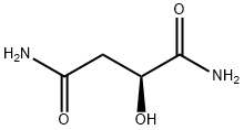 [S,(-)]-2-Hydroxysuccinamide 结构式