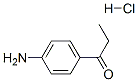1-(4-氨基苯基)丙-1-酮盐酸盐 结构式