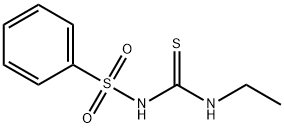 1-Ethyl-3-(phenylsulfonyl)thiourea 结构式