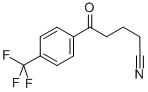 5-OXO-5-(4-TRIFLUOROMETHYLPHENYL)VALERONITRILE 结构式