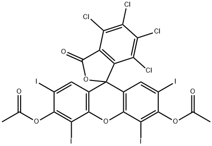 ROSE BENGAL DIACETATE 结构式