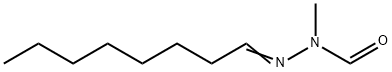 2-Octylidene-1-methylhydrazinecarbaldehyde 结构式