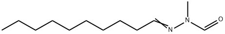 Decanal N-formyl-N-methyl hydrazone 结构式