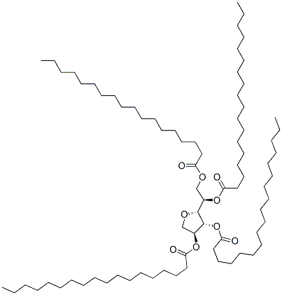 Sorbitan, tetraoctadecanoate 结构式