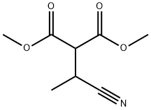 Propanedioic acid, (1-cyanoethyl)-, dimethyl ester (9CI) 结构式