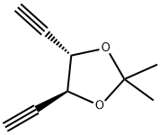 1,3-Dioxolane, 4,5-diethynyl-2,2-dimethyl-, (4S,5S)- (9CI) 结构式