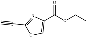 2-乙炔基噁唑-4-甲酸乙酯 结构式