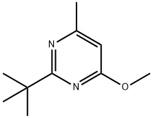 Pyrimidine, 2-(1,1-dimethylethyl)-4-methoxy-6-methyl- (9CI) 结构式