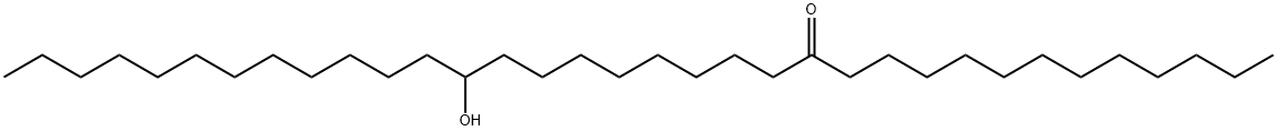 22-Hydroxytetratriacontan-13-one 结构式