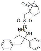 (2-hydroxy-1-methyl-2,3-diphenylpropyl)ammonium (1S)-2-oxobornane-10-sulphonate 结构式