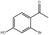 2-溴-4-羟基苯乙酮 结构式