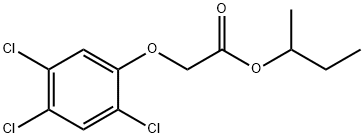 2-(2,4,5-Trichlorophenoxy)-1-methylpropyl acetate 结构式
