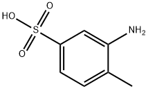 2-氨基甲苯-4-磺酸 结构式