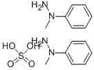 1-甲基-1-苯肼硫酸盐 结构式