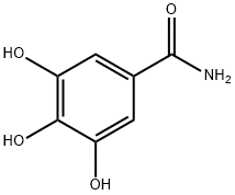 3,4,5-三羟基苯甲酰胺 结构式