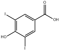 4-羟基-3,5-二碘苯甲酸 结构式