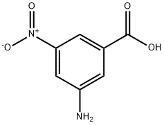 3-氨基-5-硝基苯甲酸 结构式