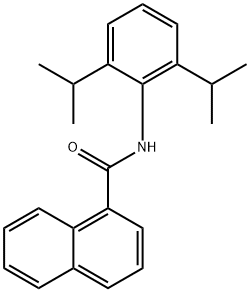 N-(2,6-diisopropylphenyl)-1-naphthamide 结构式