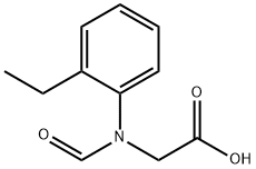 Glycine, N-(2-ethylphenyl)-N-formyl- (9CI) 结构式