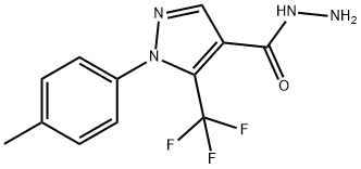 5-(三氟甲基)-1-对甲基-1H-吡唑-4-酰肼 结构式