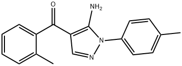 (5-AMINO-1-P-TOLYL-1H-PYRAZOL-4-YL)(O-TOLYL)METHANONE 结构式