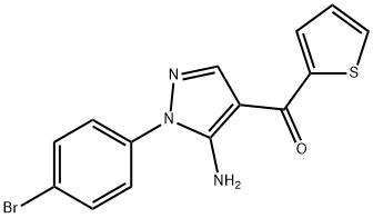 (5-AMINO-1-(4-BROMOPHENYL)-1H-PYRAZOL-4-YL)(2-THIENYL)METHANONE