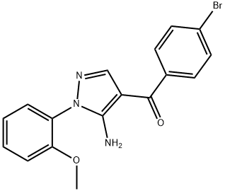 (5-AMINO-1-(2-METHOXYPHENYL)-1H-PYRAZOL-4-YL)(4-BROMOPHENYL)METHANONE